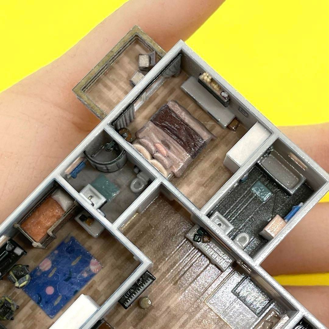 Nゲージ 住宅模型 ジオラマ ドールハウス 完成品 フィギュア 1