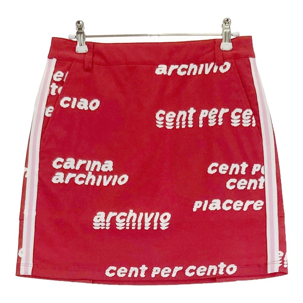 archivio 赤 スポーツ スカート サイズ38 archivio 赤 スポーツ スカート サイズ38