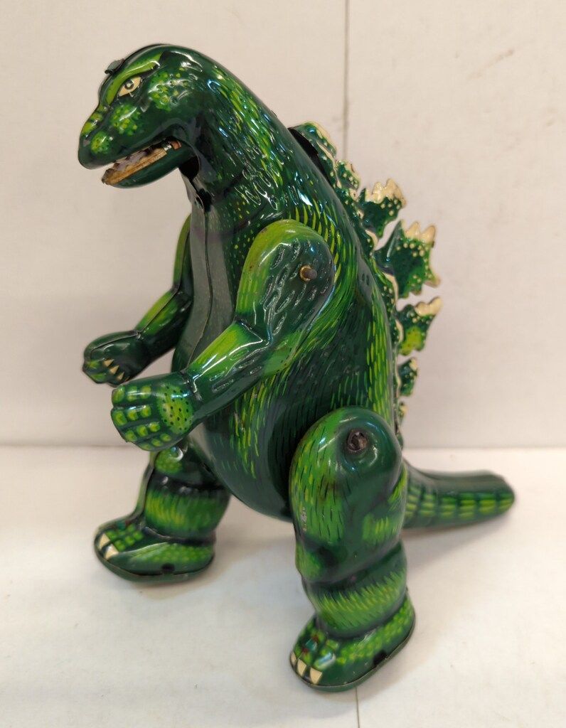 【新品】ビリケン商会 ゼンマイ歩行ブリキ ゴジラ グリーン ビリケン商会 ゼンマイ歩行ブリキ ゴジラ グリーン