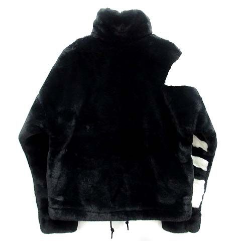 adidas アディダス　Fur Jacket ファージャケット　ブラック　XL adidas（アディダス）の「adidas FUR JACKET / アディダス