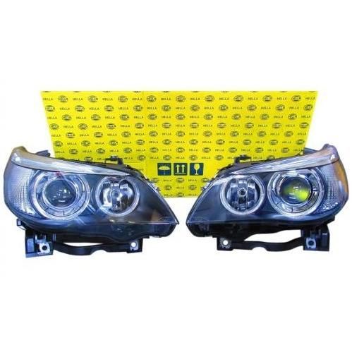 正規純正OEM BMW バイ キセノン ヘッドライト ライト 左右 SET 5シリーズ E61 520d 523i 525i 530i 535d 545i 550i 63127160195 63127160196