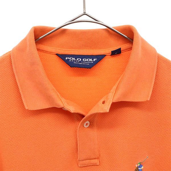 ポロゴルフラルフローレン 半袖 ポロシャツ 刺繍 ゴルフウェア M