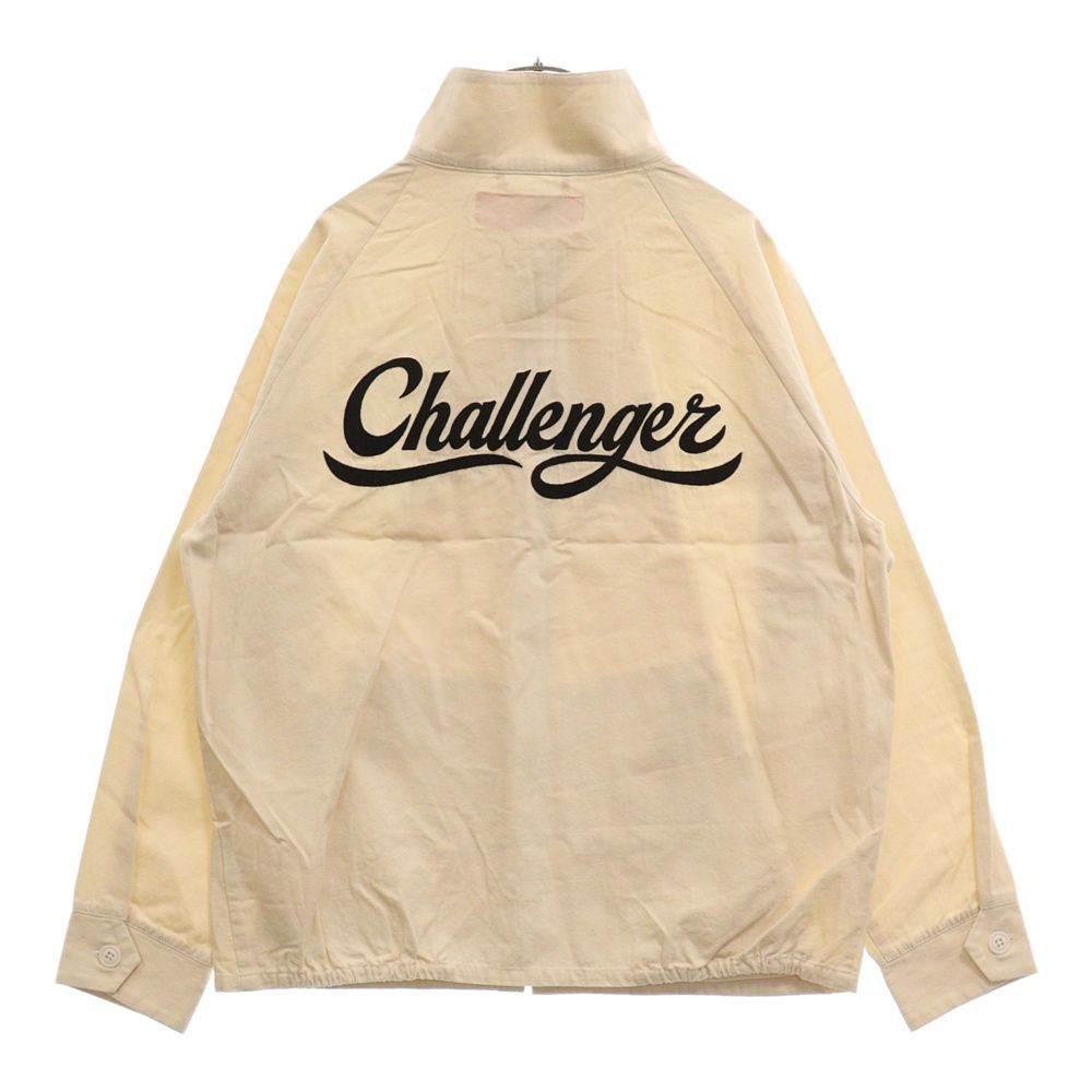 CHALLENGER (チャレンジャー) SCRIPT LOGO SWING TOP ロゴ刺繍 コットン スウィングトップ ジャケット ホワイト  CLG-JK 024-003 - メルカリ