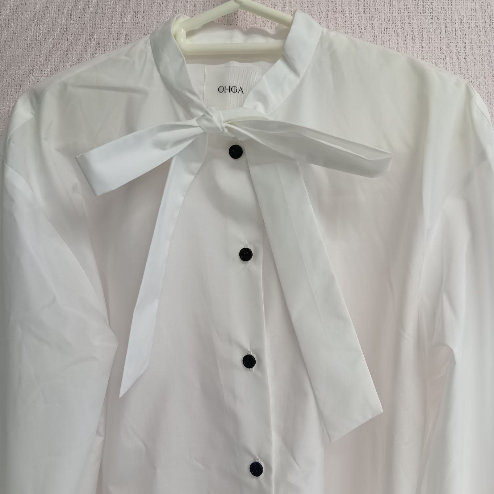 OHGA オーガボウタイブラウス フリーサイズ