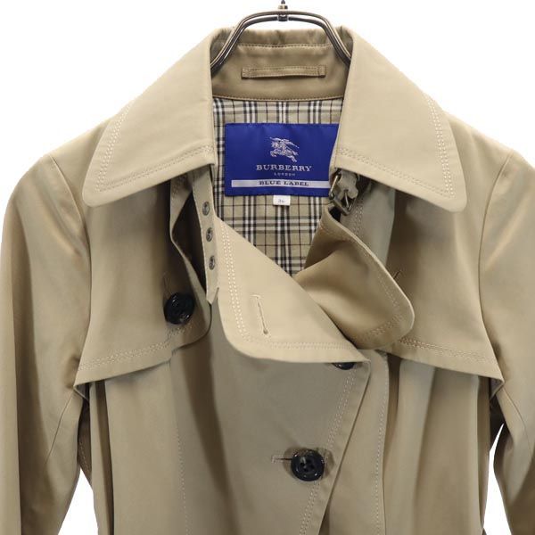 バーバリーブルーレーベル 三陽商会 トレンチ コート 36 ベージュ BURBERRY BLUE LABEL レディース 【中古】 【230224】  - メルカリ