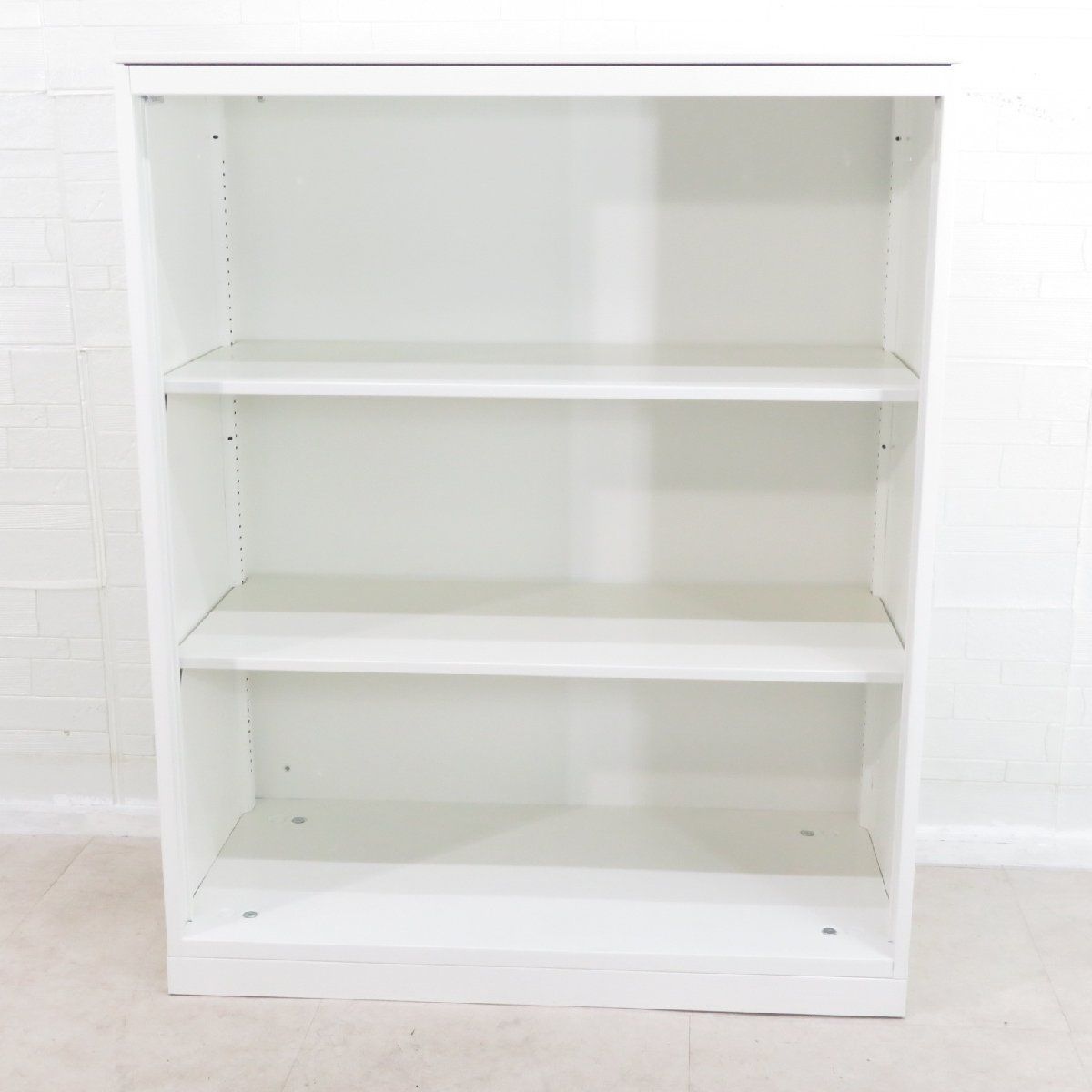 オカムラ okamura レクトライン オープン書庫 4B513Y ZA75 ホワイト 3