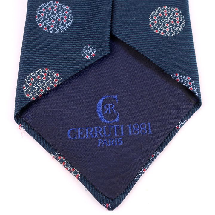 セルッティ ブランドネクタイドット柄 シルク フランス製 メンズ ブルー系 CERRUTI 1881 【中古】 - メルカリ