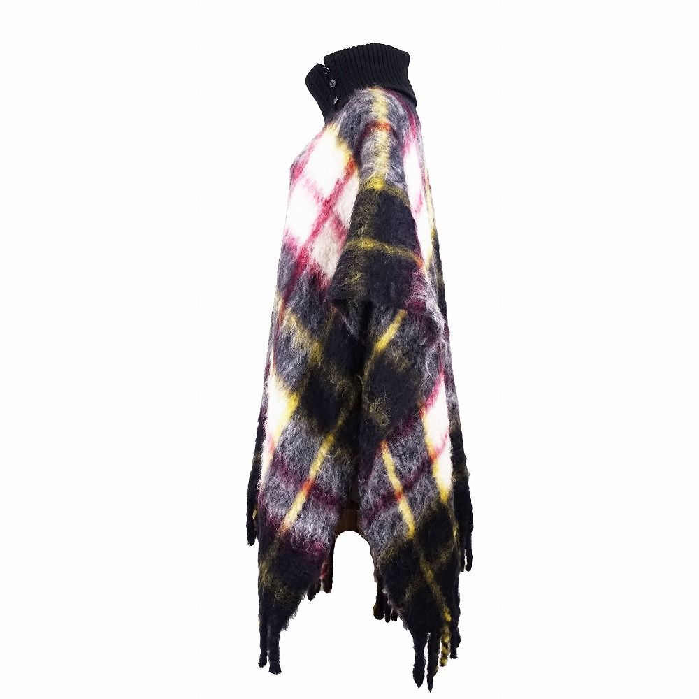 ジルサンダー Jil Sander 19AW 起毛 タートルネック ニット ポンチョ  