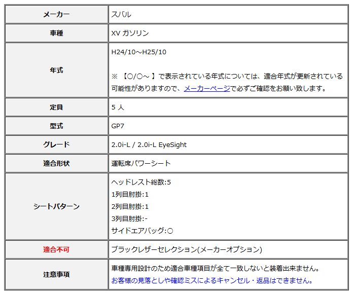 Clazzio クラッツィオ シートカバー L ライン XV ガソリン GP7 H24|10～H25|10 EF-8121