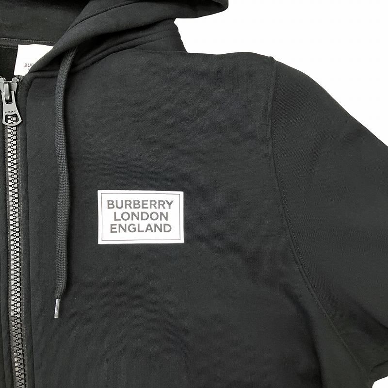 バーバリー BURBERRY 美品 Hove Logo Print Zip Hoodie パーカー
