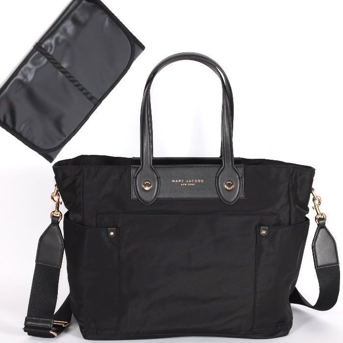 MARC JACOBS マザーズバッグ ブラック 2WAY マークジェイコブス MARC JACOBS 2WAY ナイロン ベビー バッグ
