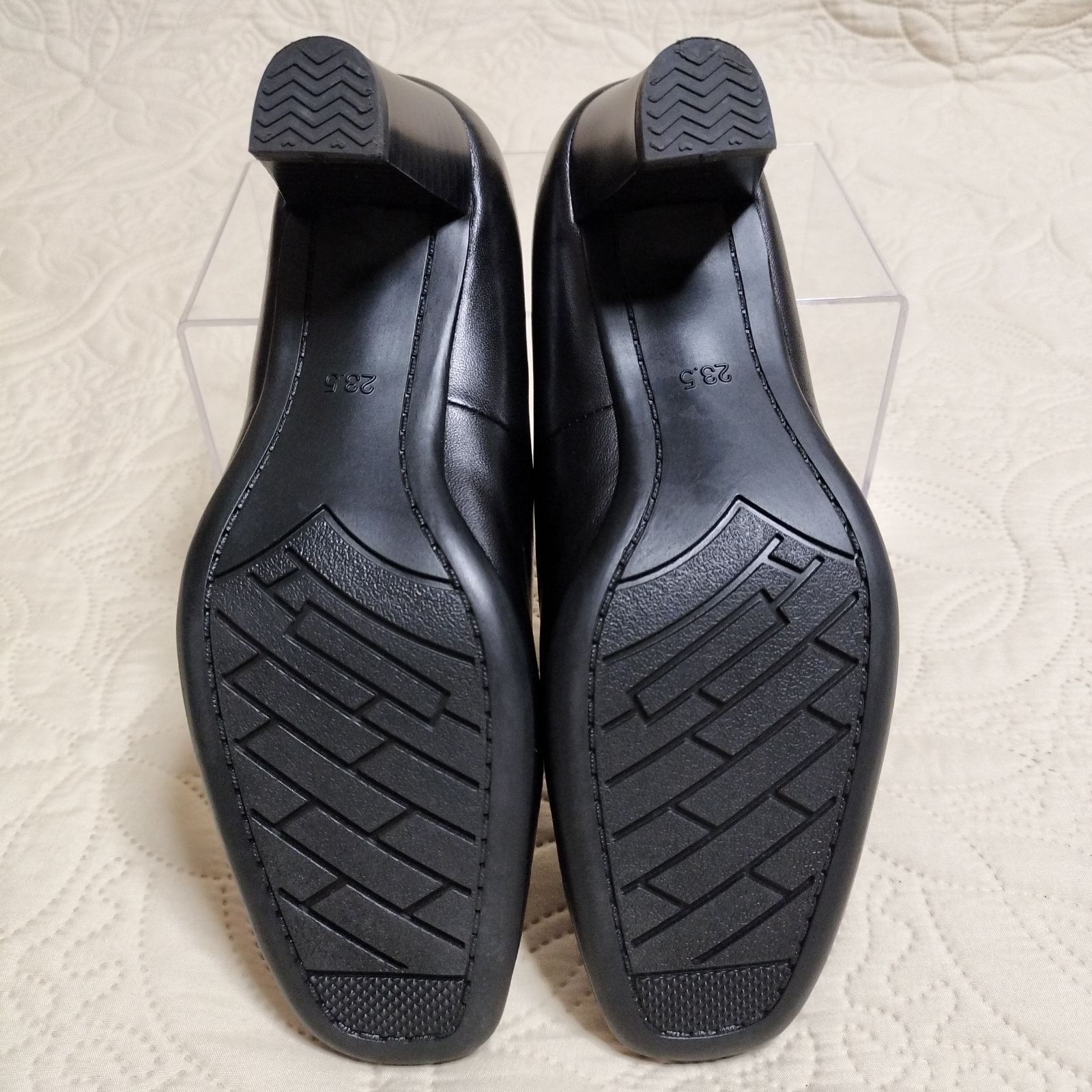 ✨極美品✨ REGAL FAUVE パンプス フォーマル スクエアトゥ レザー 超美品 REGAL FAUVE パンプス フォーマル スクエアトゥ レザー