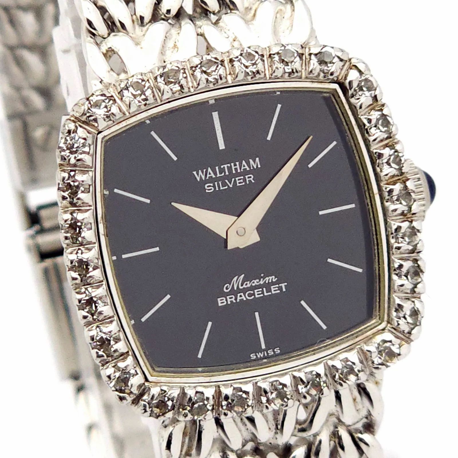 WALTHAM ウォルサム マキシム ブレスレット 手巻 動作品 0.925刻印