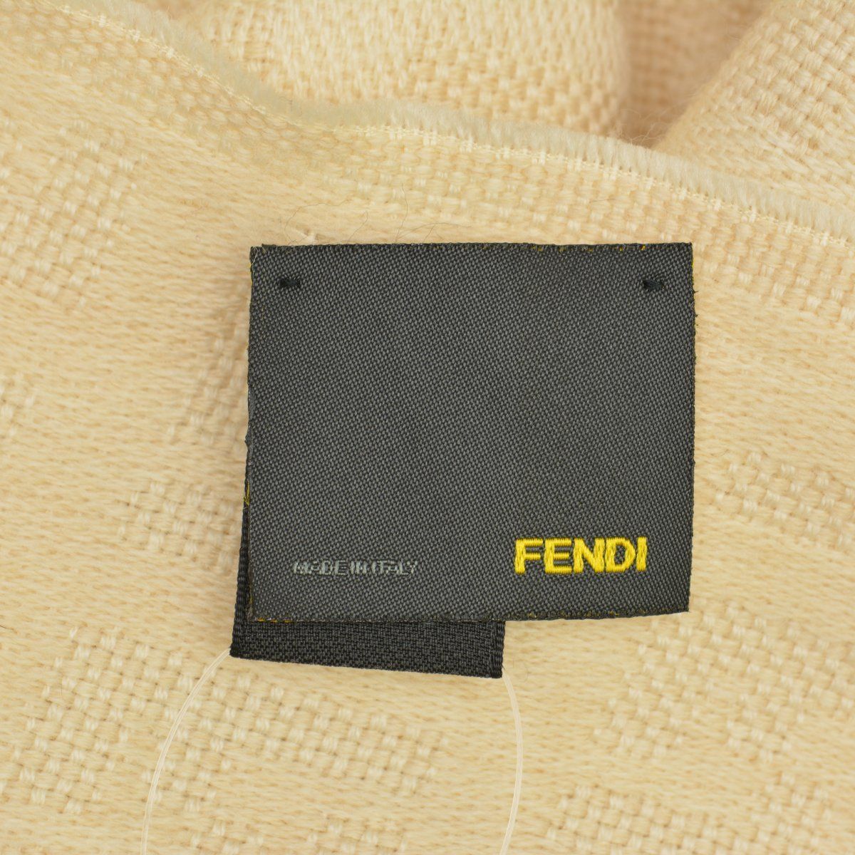 FENDI】イタリア製 ウールズッカ柄 フリンジマフラー - speedlb.com