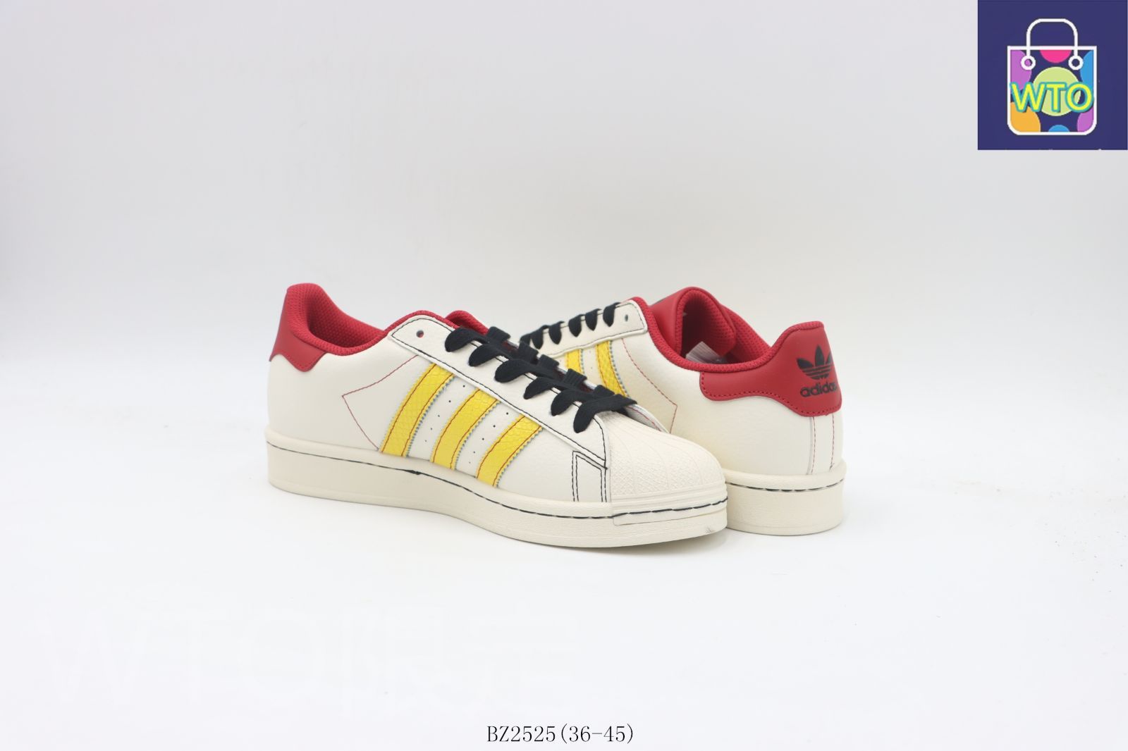 今日 アディダス Adidas スケートシューズ BZ2525 ホワイト イエロー レッド-WTO輸入2 KIN-KAAI_COM