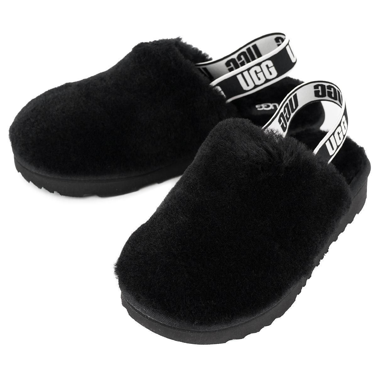 サンダル UGG 1123633K FLUFF YEAH CLOG ブラック - ジェガール - メルカリ