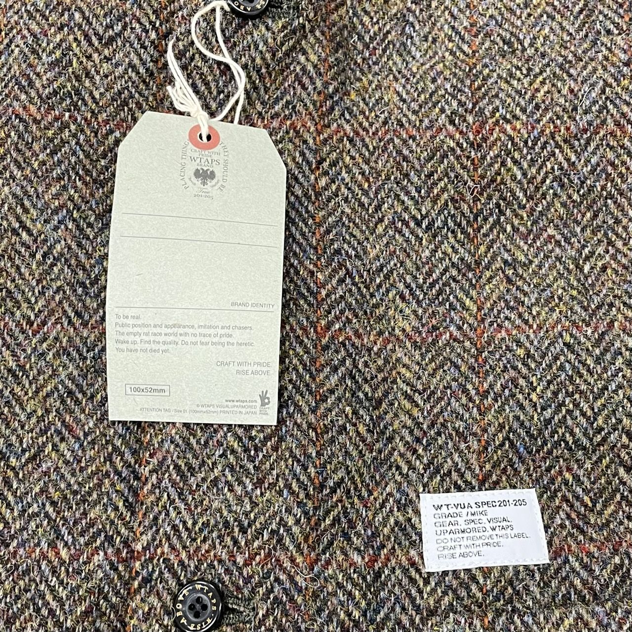 WTAPS HARRIS TWEED McQUEEN VEST M - メルカリ 