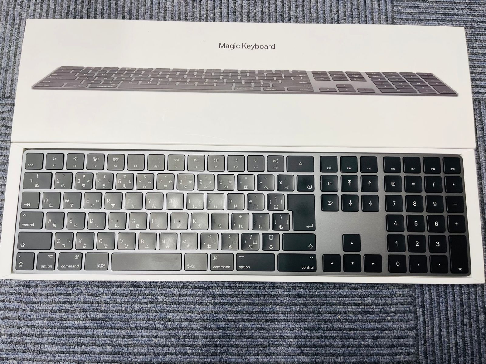 Magic Keyboard MRMH2J/A スペースグレイ Apple Magic Wireless Keyboard with Numeric Keypad Space Gray