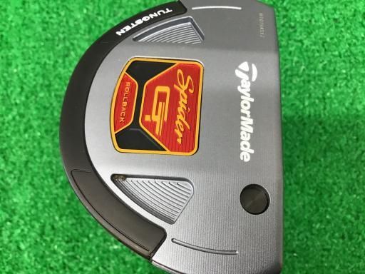 テーラーメイド Spider GT ROLLBACK SILVER スモールスラント 33インチ パター PT スチール フレックスその他 メンズ 男性用 右利き 右用 Bランク ゴルフクラブ