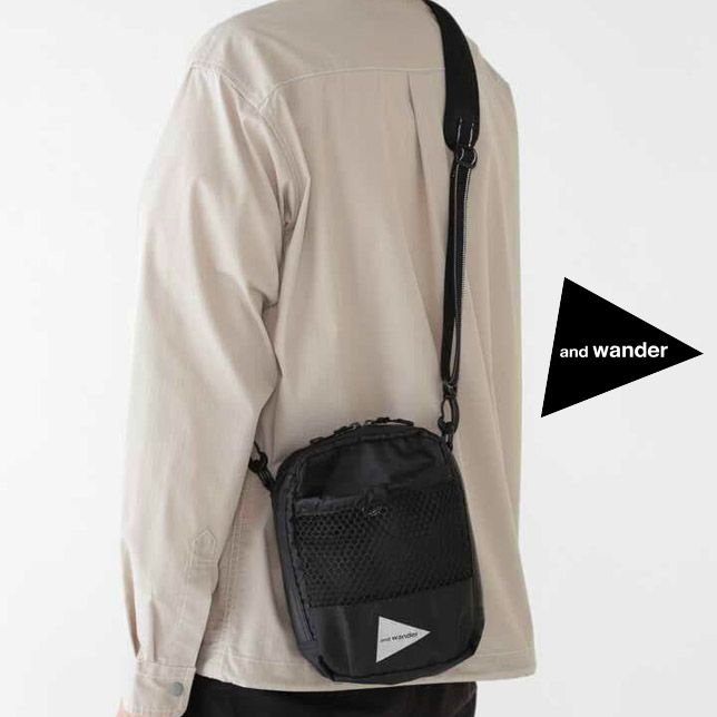 アンドワンダー エコパック ショルダーポーチ and wander ECOPAK sholder pouch ショルダーバック サコッシュ アウトドア キャンプ ハイキング 旅行トラベル and wander アンドワンダー エコパック ショルダーポーチ \u201cECOPAK sholder pouch\u201d 574-5975207-yo  ユニセックスクーポン対象 アンドワンダー エコパックショルダーポーチ and wander ECOPAK sholder pouch