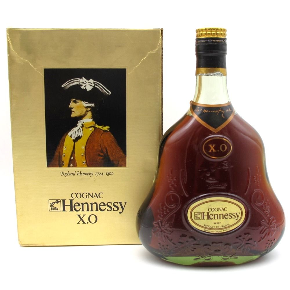 Hennessy XO ヘネシーXO 液面低下無し コニャック COGNAC グリーンボトル 金キャップ ゴールドキャップ XO 40％ 700ml  洋酒 古酒 未開栓 - メルカリ