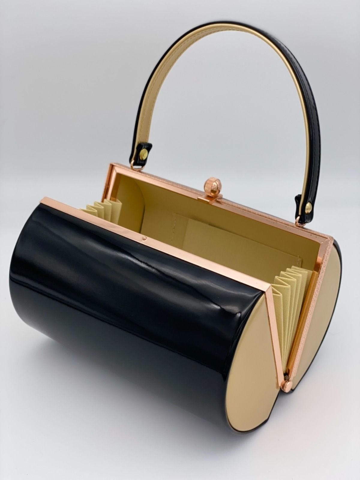  生産 草履バックセット B型 ブラックゴールド 1 芯 和装用バッグ 着物 浴衣