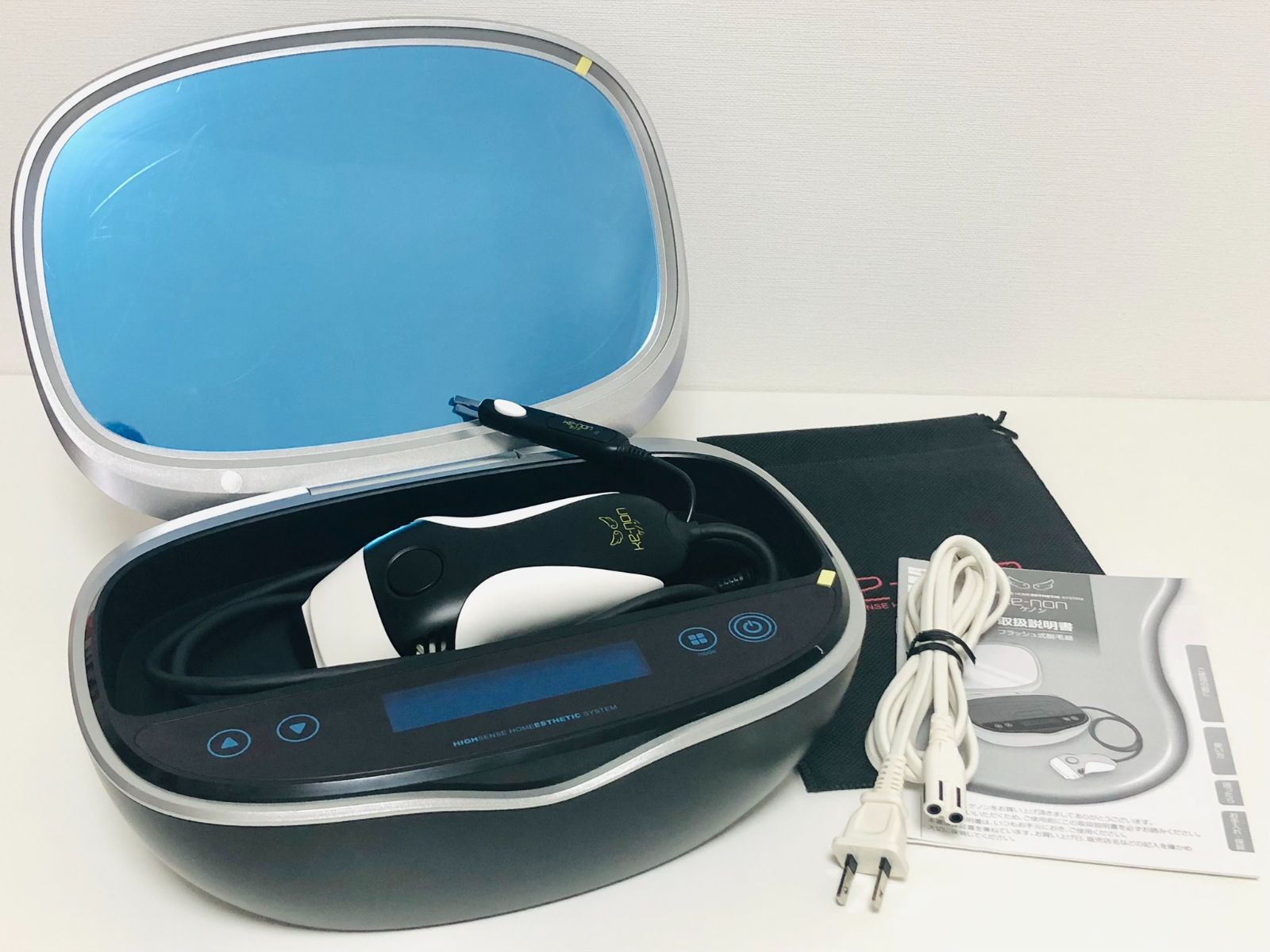 残98% ke-non ケノン 眉毛脱毛器付き ver7.2 NIPL-2080 ブラック 脱毛器