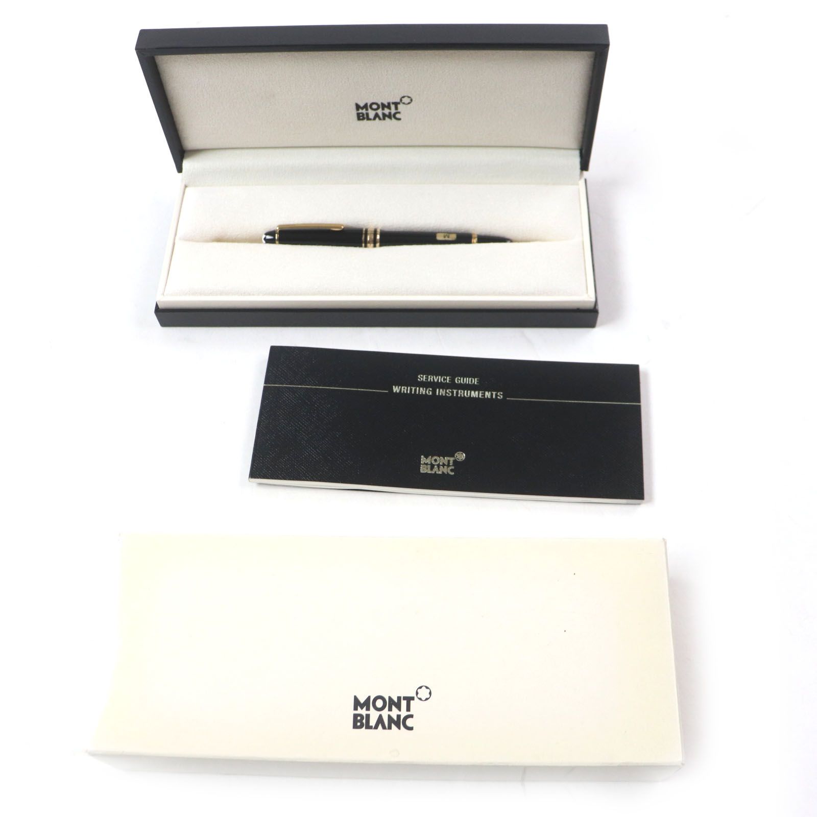MONTBLANC モンブラン マイスターシュテュック 114 モーツァルト ペン先14K Mニブ ホワイトスター 万年筆 ブラック ゴールド 箱 ケース付き ドイツ製 メンズ