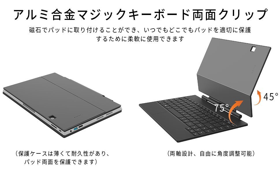 ノートパソコン 2in1 タッチパネル タブレットモード ノート ブックモード 14インチ Windows 11 Office搭載  第12世代Celeron N95 メモリ16GB SSD 512GB 2.2K IPS2240x1440 1080HD高解像度 - メルカリ