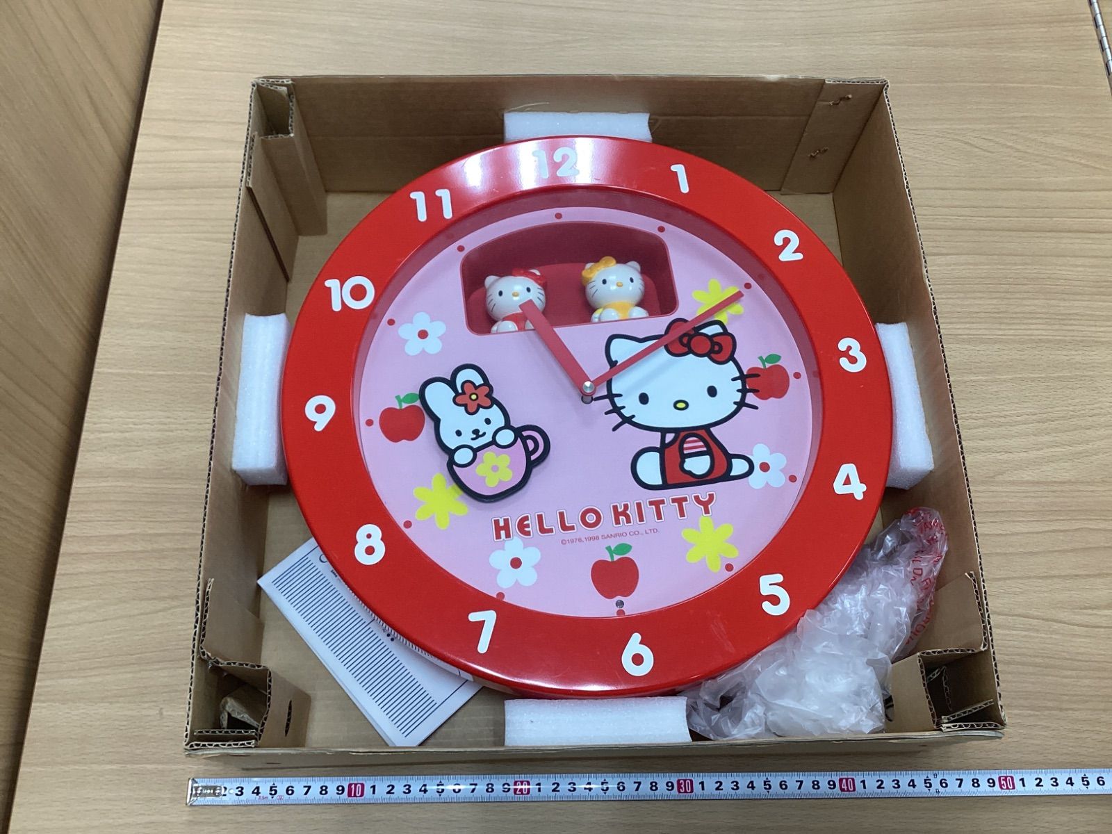 ハローキティ　からくり時計 ハローキティ 掛け時計 からくり時計 - メルカリ