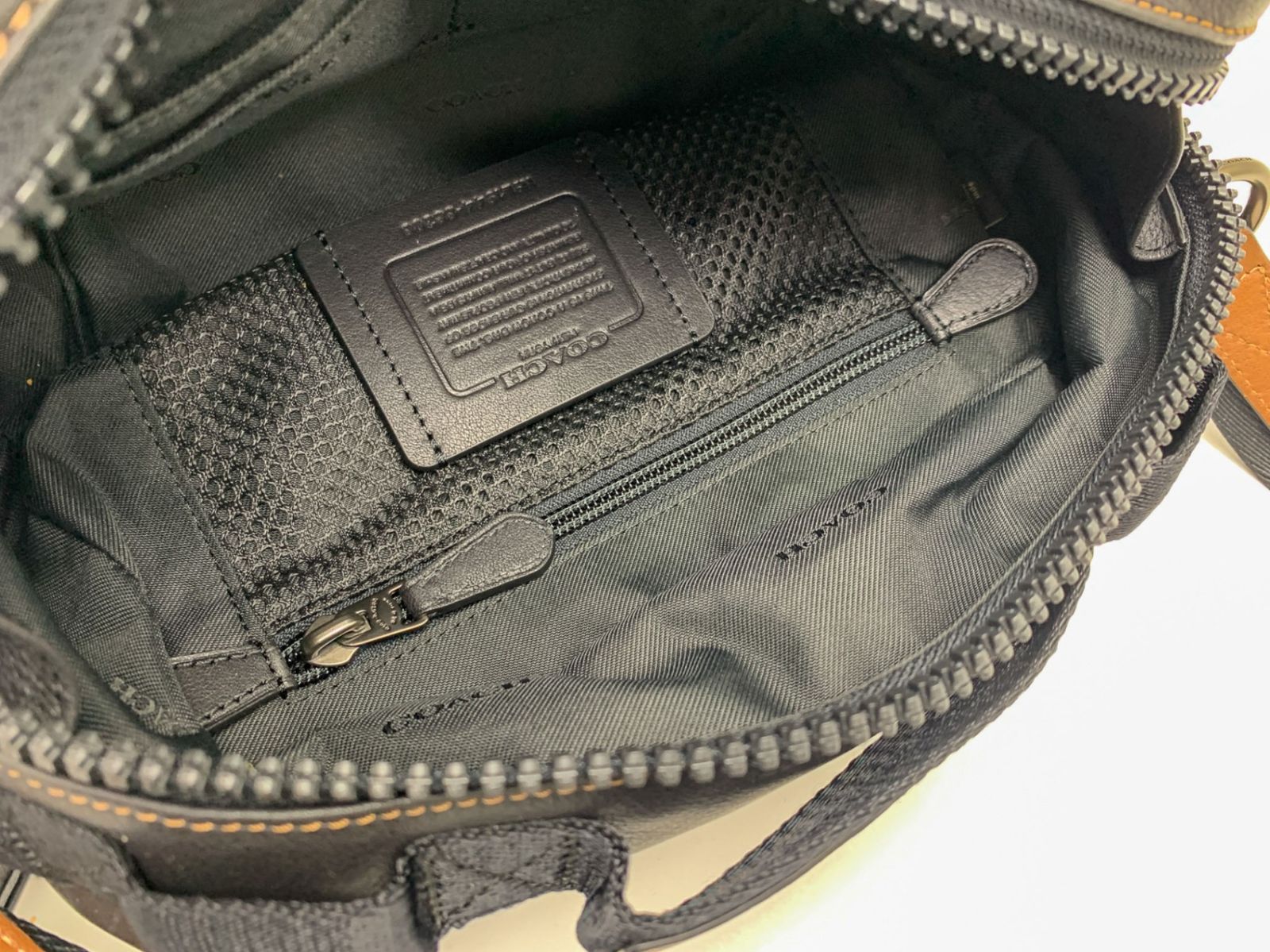 COACH コーチ 88308 黒 ブラック レザー ペイサー トップハンドル  