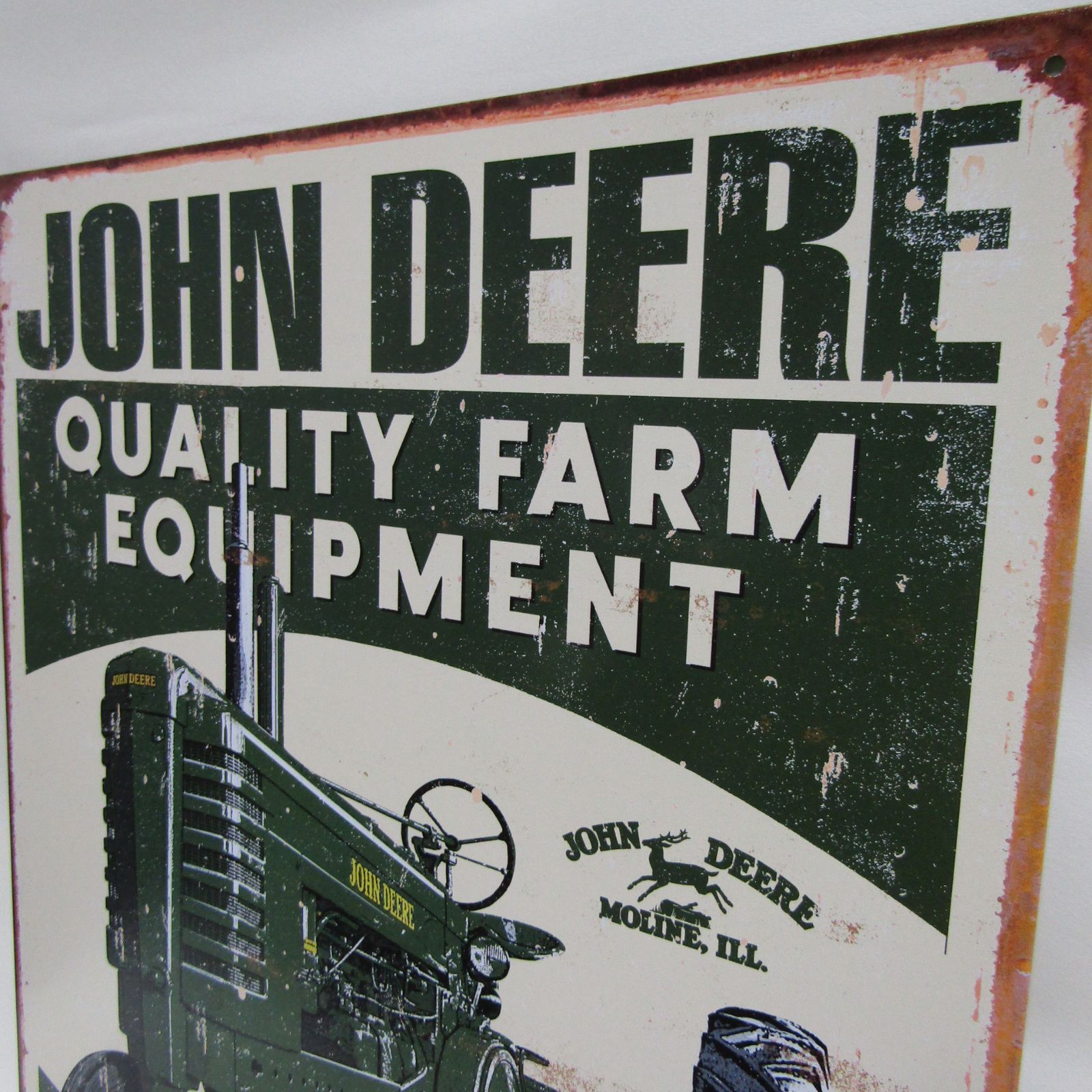 ブリキ看板 JOHN DEERE トラクター - メルカリ