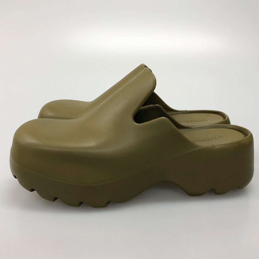 ボッテガヴェネタ サンダル フラッシュ スリッパ ラバー グリーン