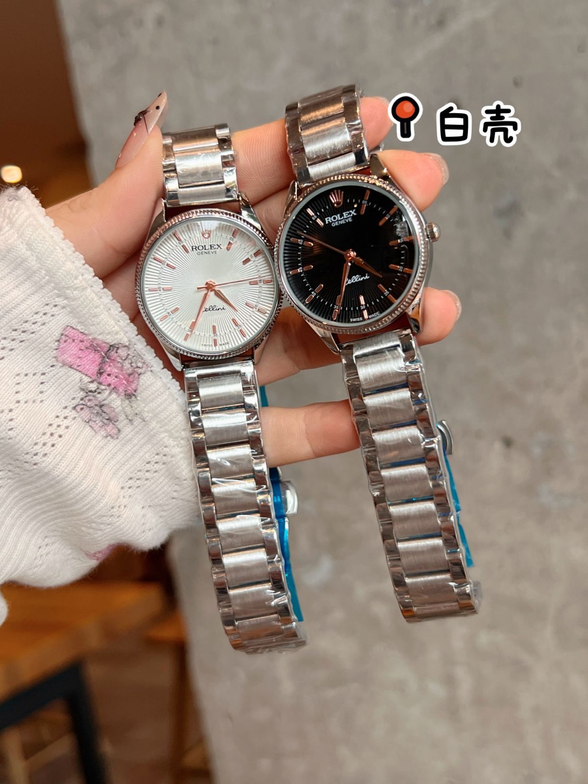 今日特価】Rolex ロレックス 優雅なデザインに蝶形バックルを