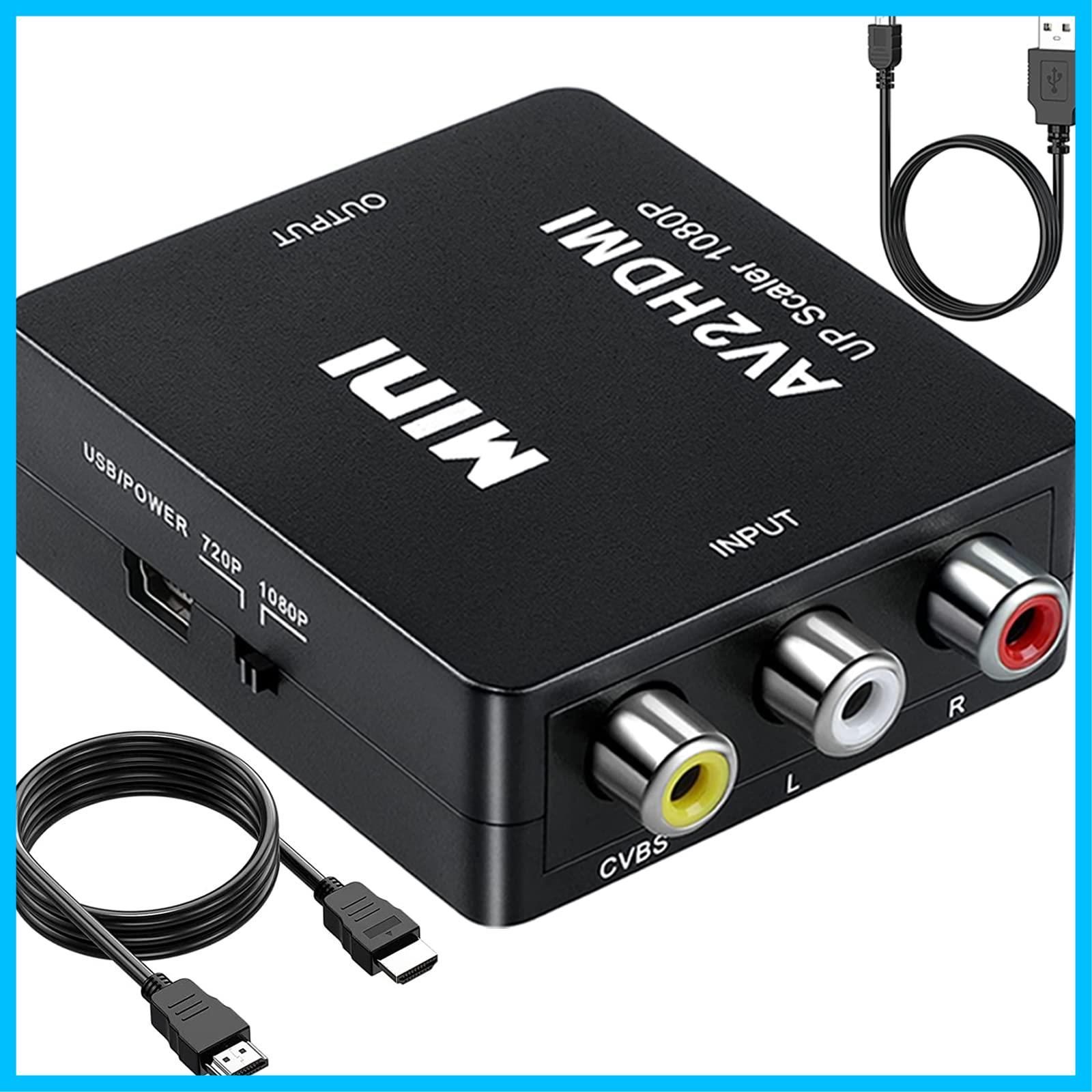 新着商品】HDMI to 変換コンバーター RCA コンポジット （赤、白、黄