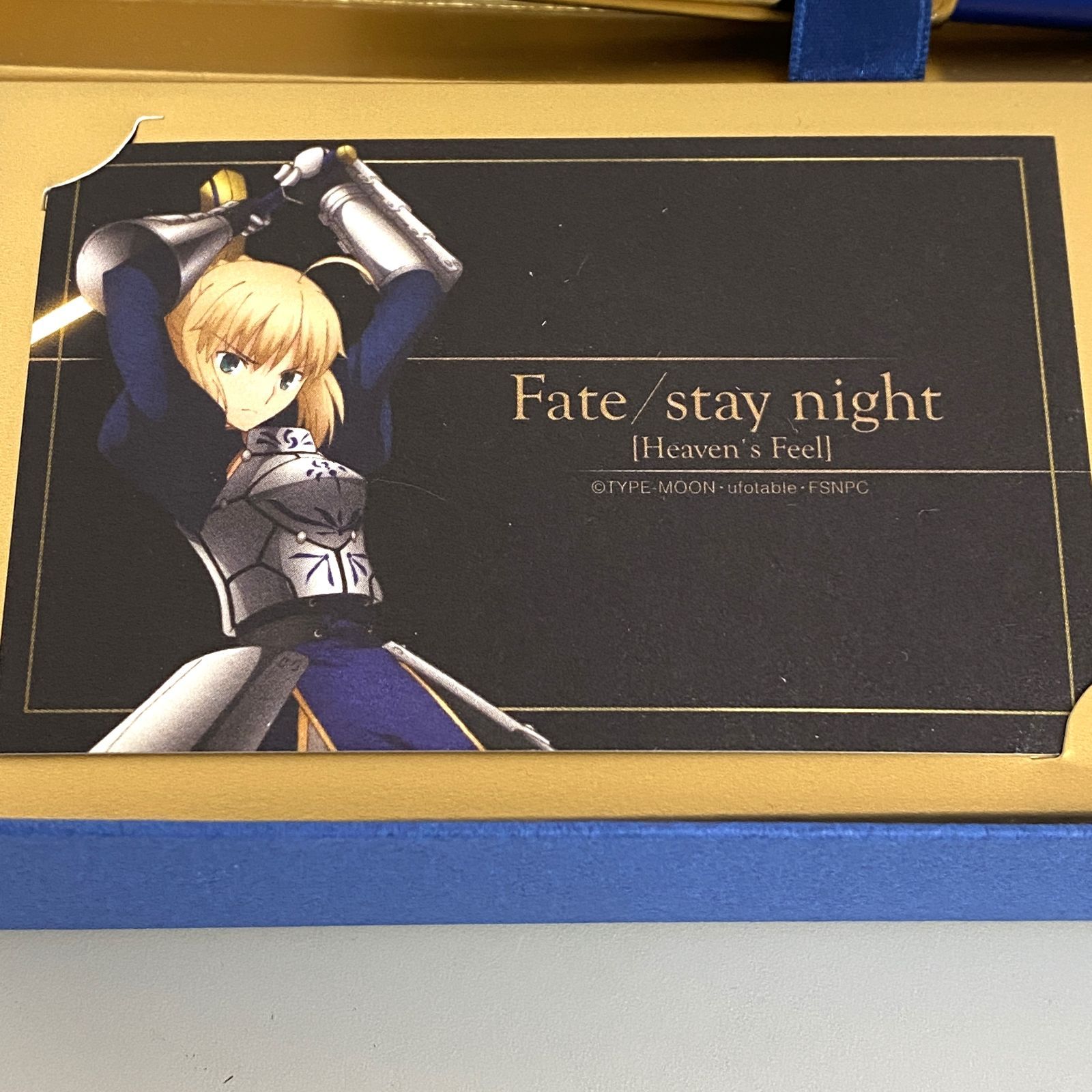 GT1【中古品】Fate/stay night 劇場版 万年筆 セイバー モデル 