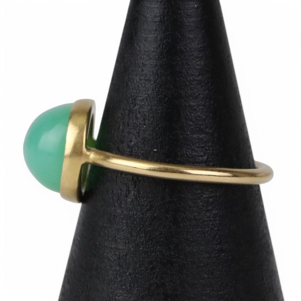 美品 MARIHA マリハ アースドロップス クリソプレーズ リング 指輪 750  