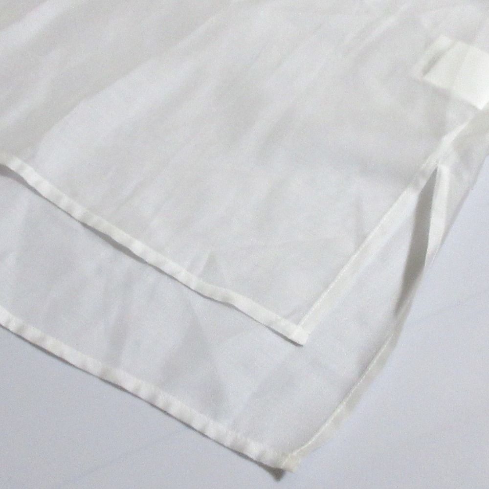 美品 24SS Diagram ダイアグラム グレースコンチネンタル ギャザーシャツ フレンチスリーブ ブラウス 0324241148 サイズ36 ホワイト  レディース 古着 中古 美品 24SS Diagram ダイアグラム グレースコンチネンタル