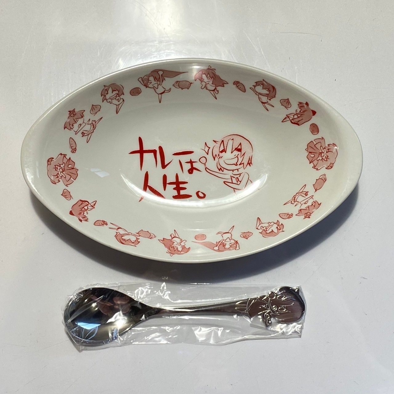 新品未使用品　初代　尾田一念　粉引鉄絵　菓子皿 麦絵楕円皿(中) | 中皿/取皿 | 有田焼の銘壷堂オンラインショップ