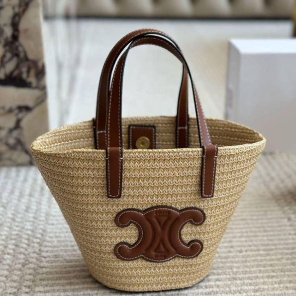 未使用 セリーヌ かごバッグ ハンドバッグ - メルカリ 