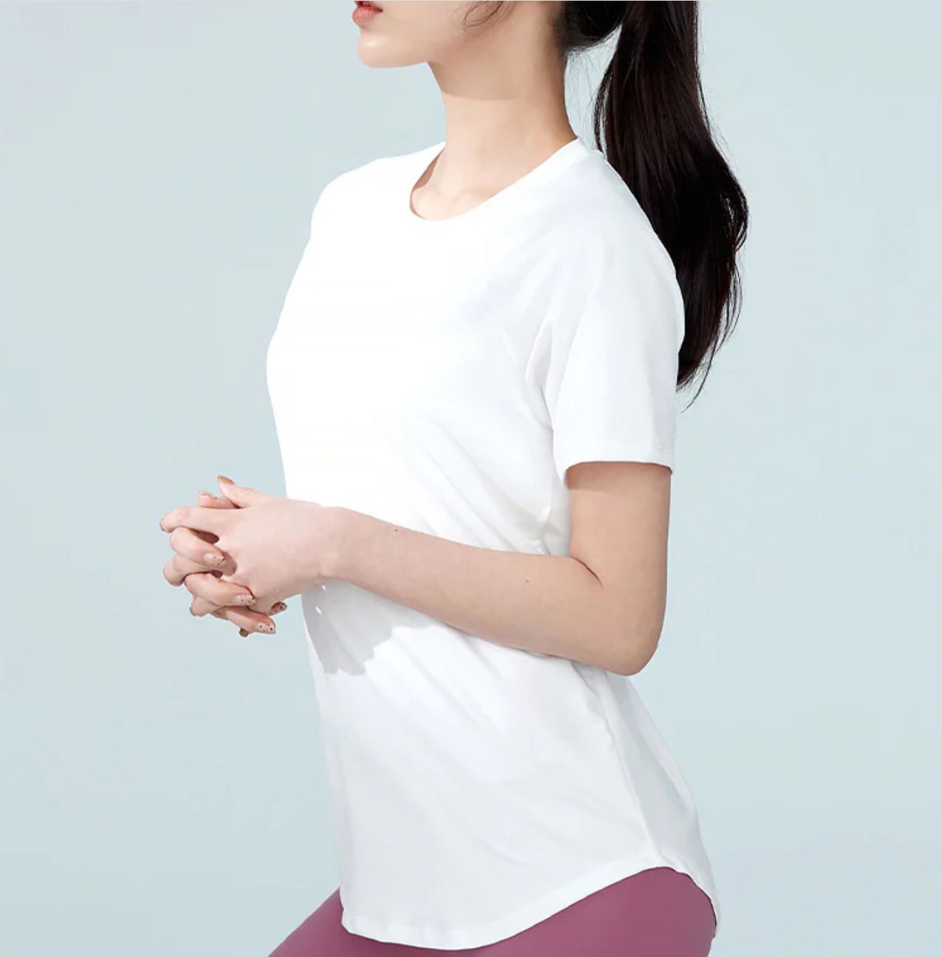 132 XA5298T ICE FEATHER 半袖 コンフォートフィット アイボリー M