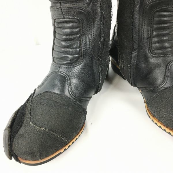 plicana/プリカーナ ビンテージ　ライディング/バイクブーツ　サイズ24.0-24.5程度　黒　管No.WL74 plicana/プリカーナ ビンテージ ライディング/バイクブーツ サイズ24.0