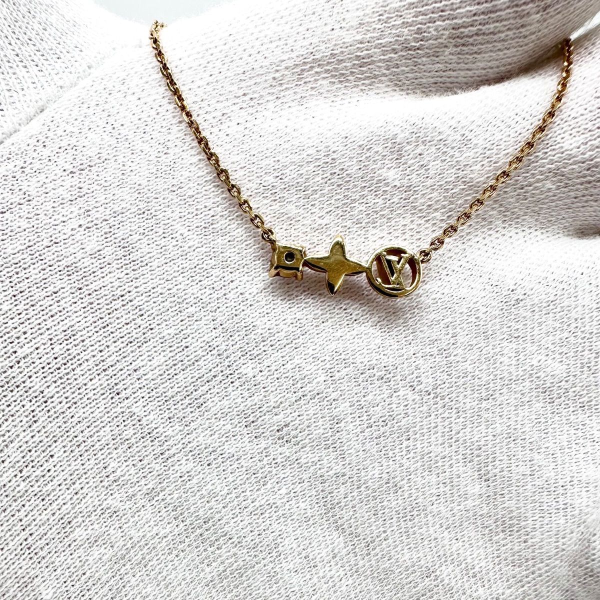 LOUIS VUITTON ルイヴィトン ネックレス ゴールド M00368 コリエ 