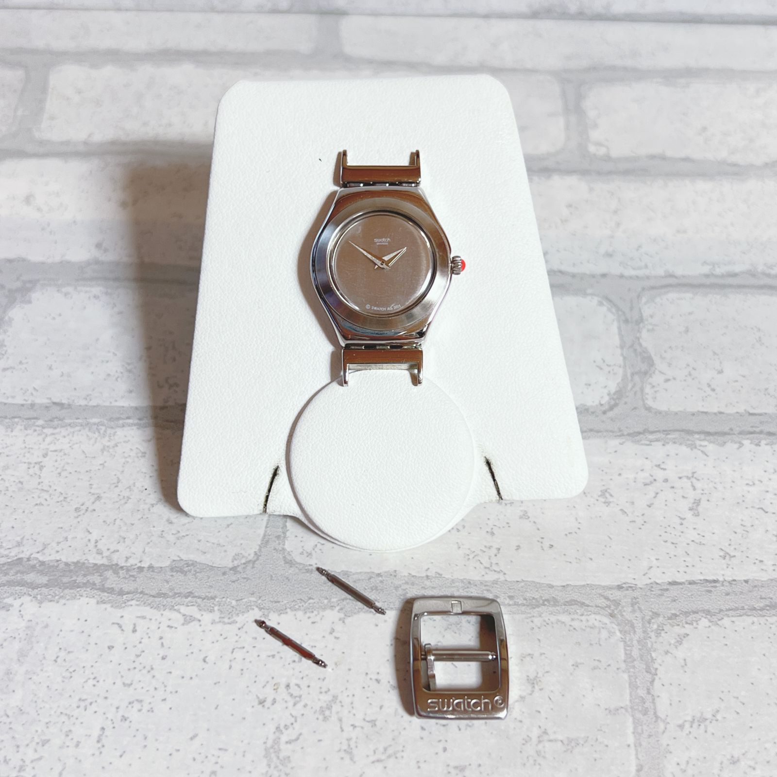 電池切れ スウォッチ SWATCH IRONY SWISS 腕時計 レディース シルバー 