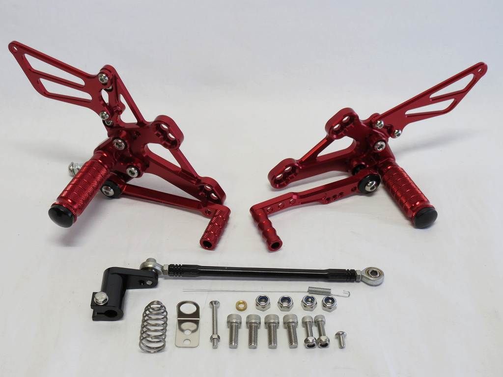 CBR650R CB650R 2019-2020 CBR650F CB650F 2014-2018 CNC 調整式 バックステップ B 赤