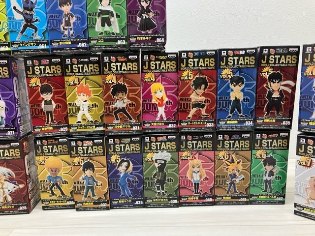 jstars ワールドコレクタブルフィギュア 全64種 ワーコレ 　美品　レア JSTARS ワールドコレクタブルフィギュア vol.1～vol.8 全64種