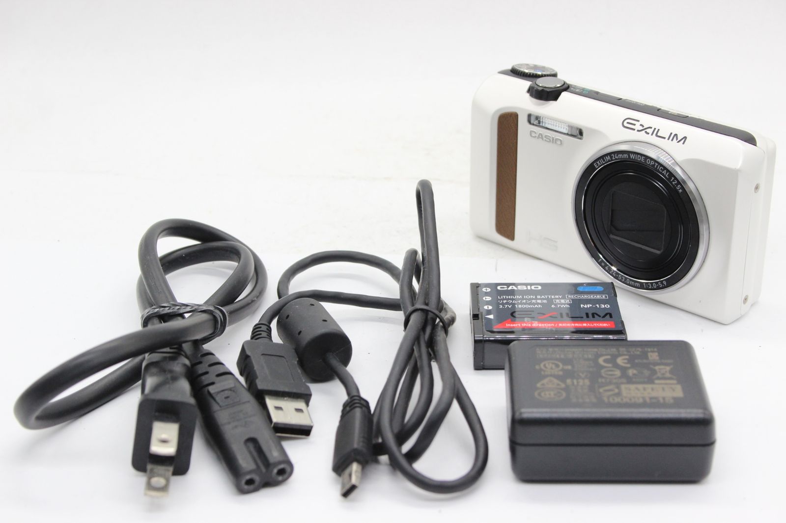 返品保証】 お買い得品 カシオ Casio Exilim EX-ZR400 ホワイト 12.5x