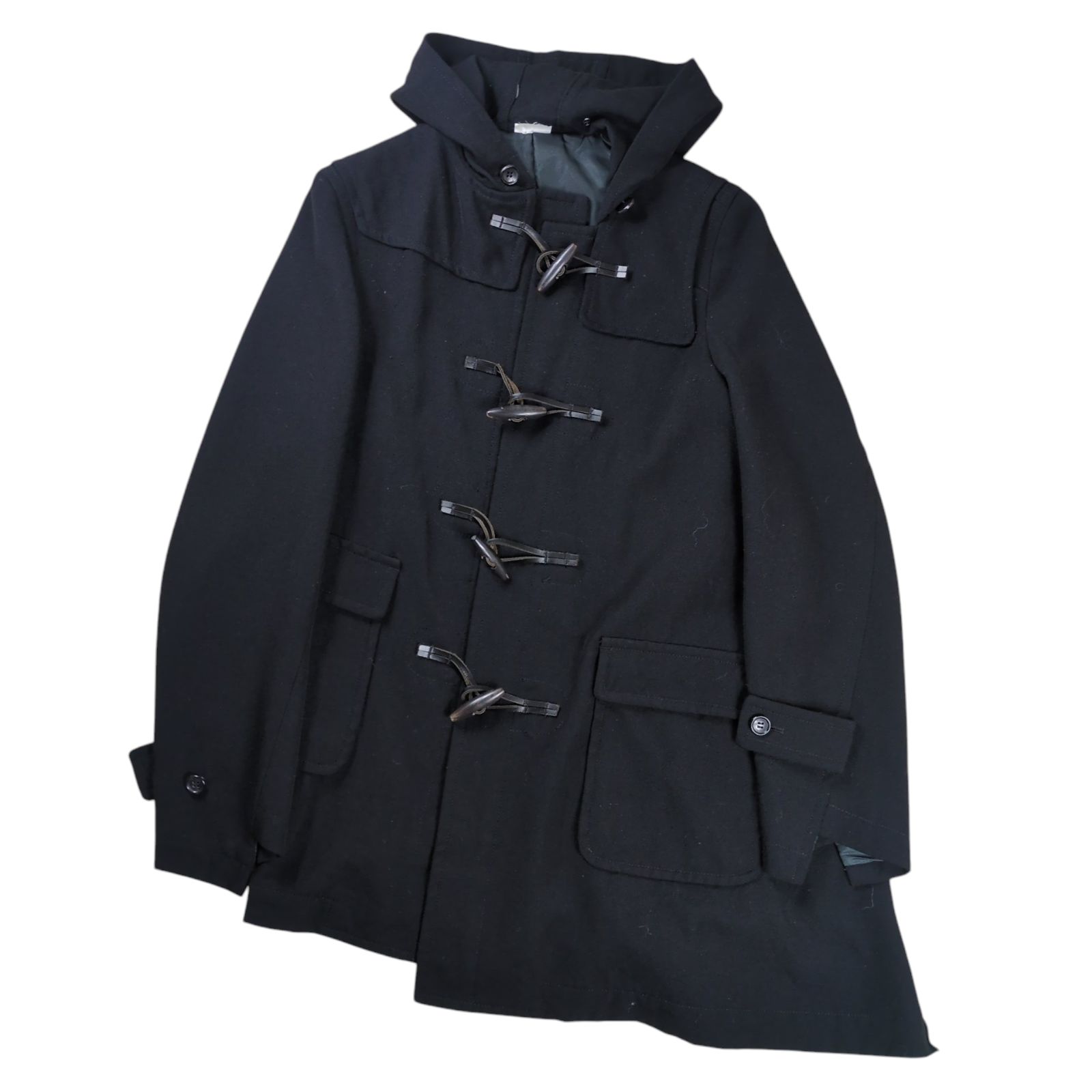 COMME des GARCONS HOMME PLUS 2015AW 儀式期 Wool Spiral Duffel Coat 