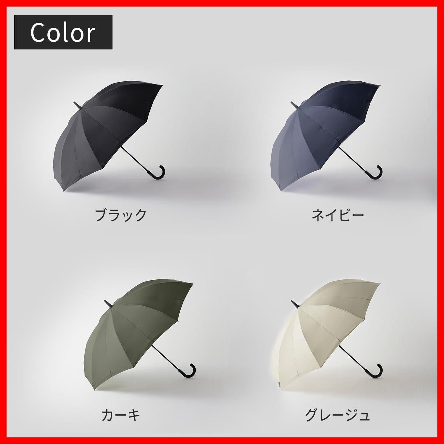 アンブレラ Shupatto 手を濡らさずまとまる 62 cm ボタンレス シュパット marna メンズ レディース 兼用 晴雨兼用 マーナ 傘 雨傘 長傘