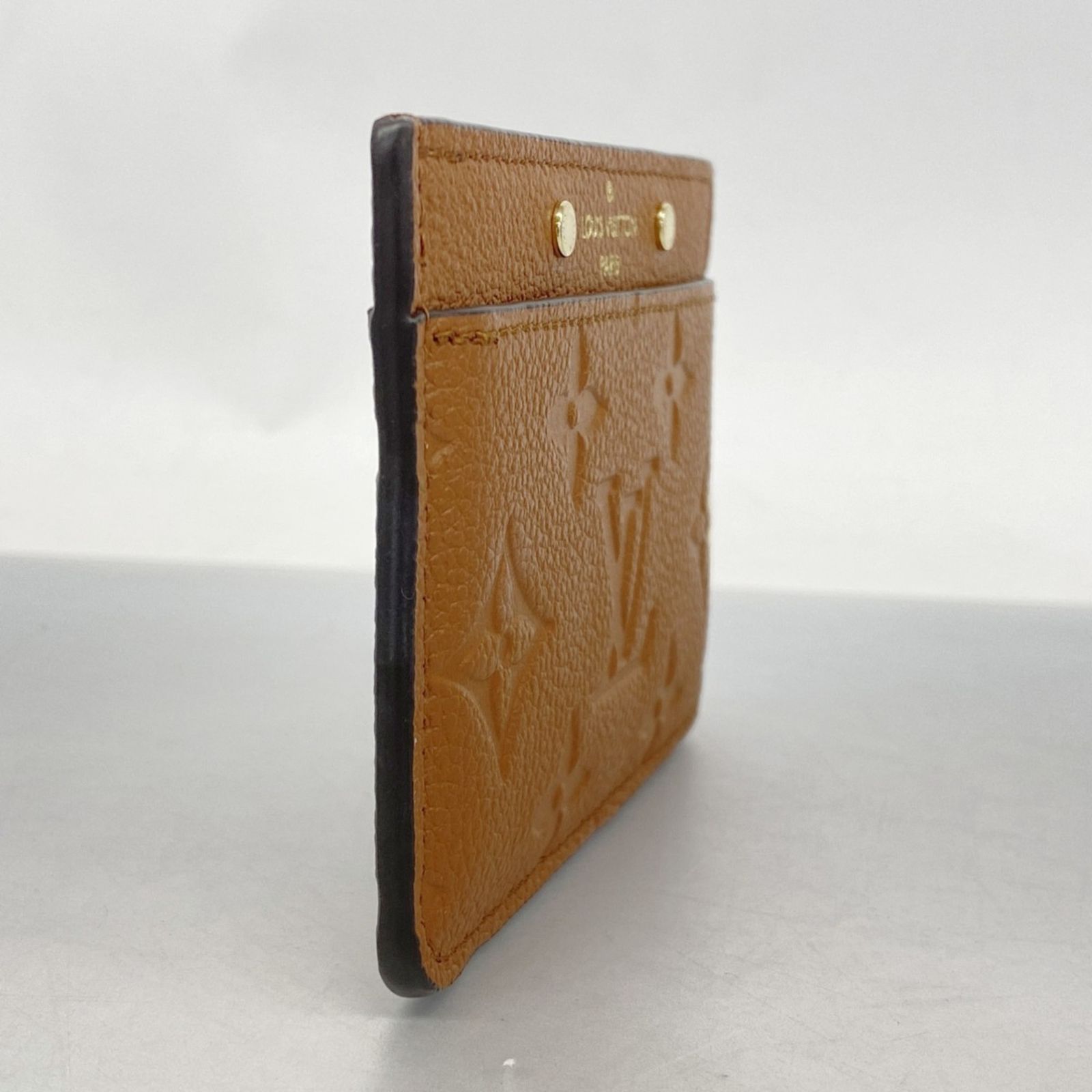 ルイ ヴィトン Louis Vuitton ルイ ヴィトン 名刺入れ カードケース モノグラム アンプラント ポルトカルトサーンプル M83678 コニャックレディース